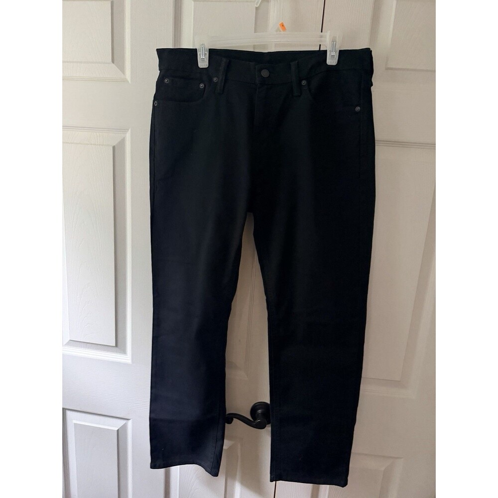 Levis 541 Athletic Fit Stretch Black Denim Jeans Mens Size 33 x 30 - Picture 11 of 11